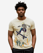 G West Mens Regular Fit Cactus Skate Front Graphic T Shirt G West