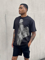 G West Mens Regular Fit Full X Ray Front Graphic T Shirt : Gwpbast5058 - 3 Colors G West