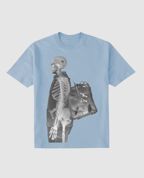 G West Mens Regular Fit Full X Ray Front Graphic T Shirt : Gwpbast5058 - 3 Colors G West