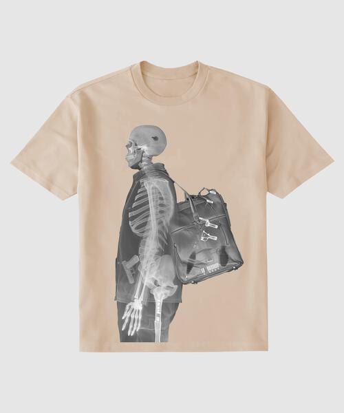 G West Mens Regular Fit Full X Ray Front Graphic T Shirt : Gwpbast5058 - 3 Colors G West
