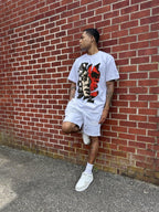 G West Mens Regular Fit Inside Out Front Graphic T Shirt G West