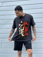 G West Mens Regular Fit Inside Out Front Graphic T Shirt G West