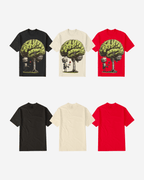 G West Regular Fit T Brain Front Graphic T Shirt Mens G West