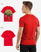 G West Regular Fit T Brain Front Graphic T Shirt Mens G West