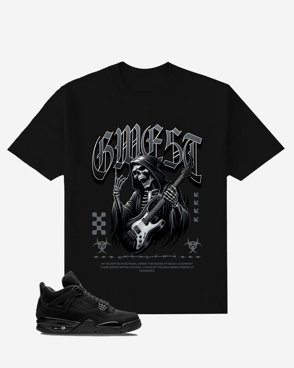 G West Revenge Skeleton Oversized T-Shirt Mens G West
