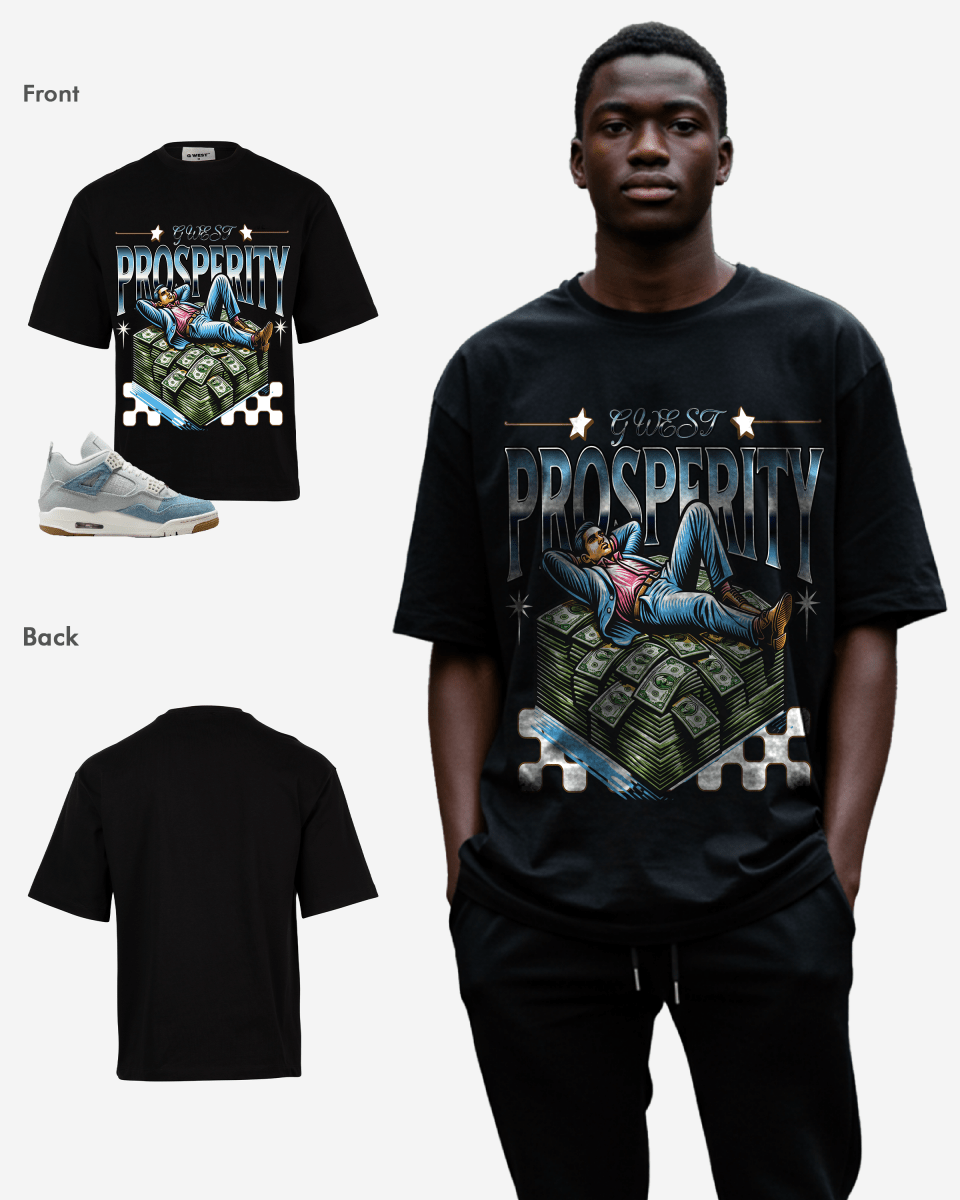 G West Rich Man Oversized T-Shirt Mens G West