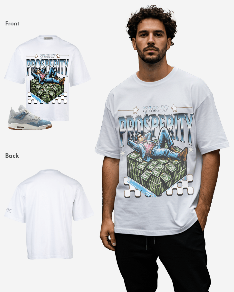 G West Rich Man Oversized T-Shirt Mens G West