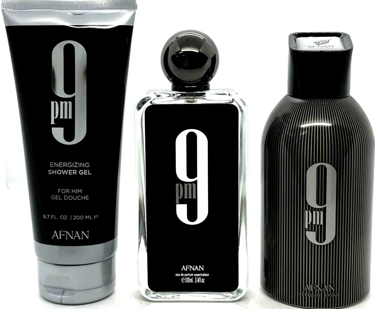 Afnan 9 PM Men's 3 pcs Gift Set Rafaelos