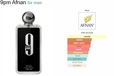 9PM Eau de Parfum by Afnan 3.4 oz / 100 ml Rafaelos