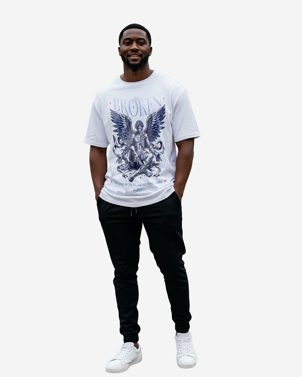 G West Broken Oversized Men's T-Shirt G West