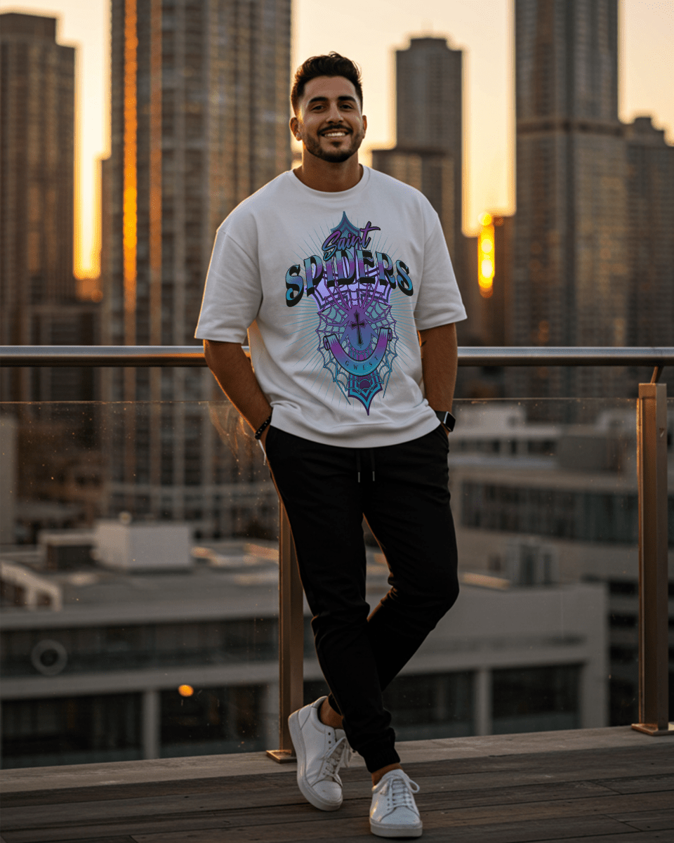 G West Saint Spiders Camiseta extragrande para hombre