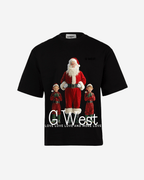 G West Santa & His Elves Oversized T-Shirt Mens G West