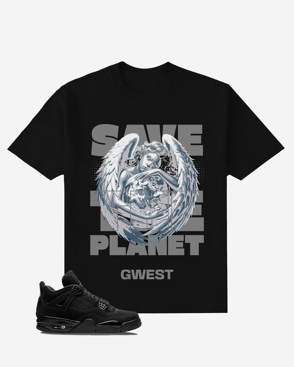G West Save Earth Oversized T-Shirt Mens G West
