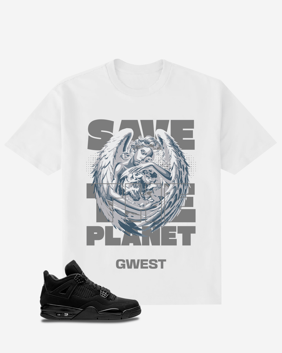 G West Save Earth Oversized T-Shirt Mens G West
