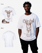Camiseta extragrande G West Sinful para hombre