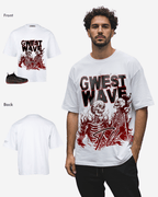 G West Skeletons & Secrets in the Flames Oversized T-Shirt Mens G West
