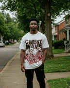 G West Skeletons & Secrets in the Flames Oversized T-Shirt Mens G West