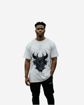 G West Skull and Thorns Oversized T-Shirt Mens G West