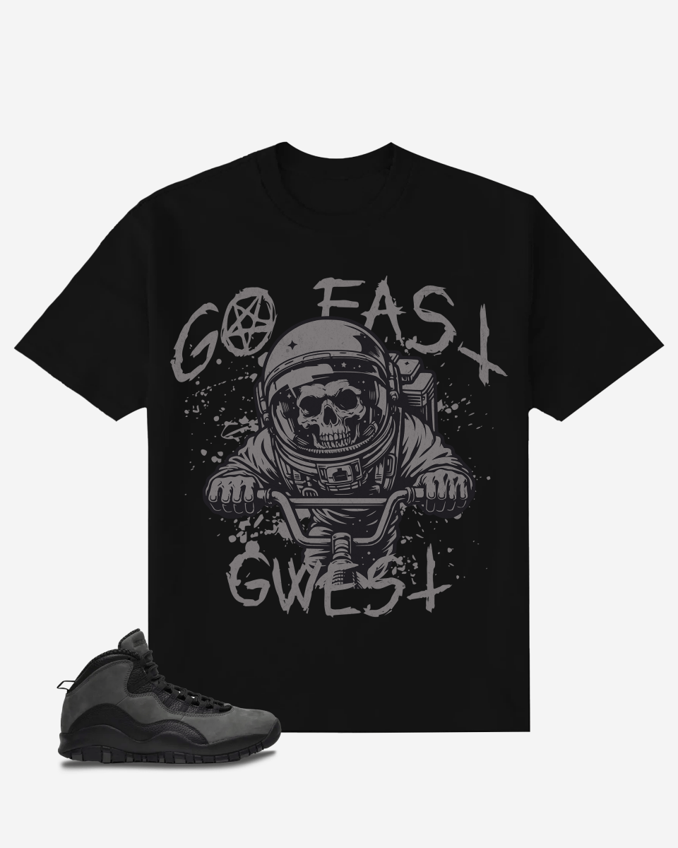 G West Skull Bicycle T-Shirt Mens G West