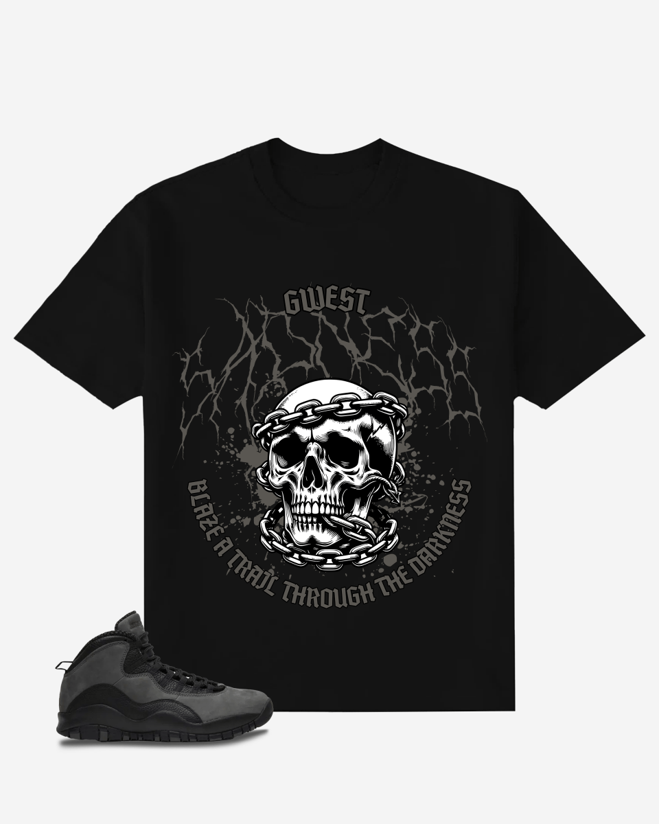G West Skull Death Metal Oversized T-Shirt G West
