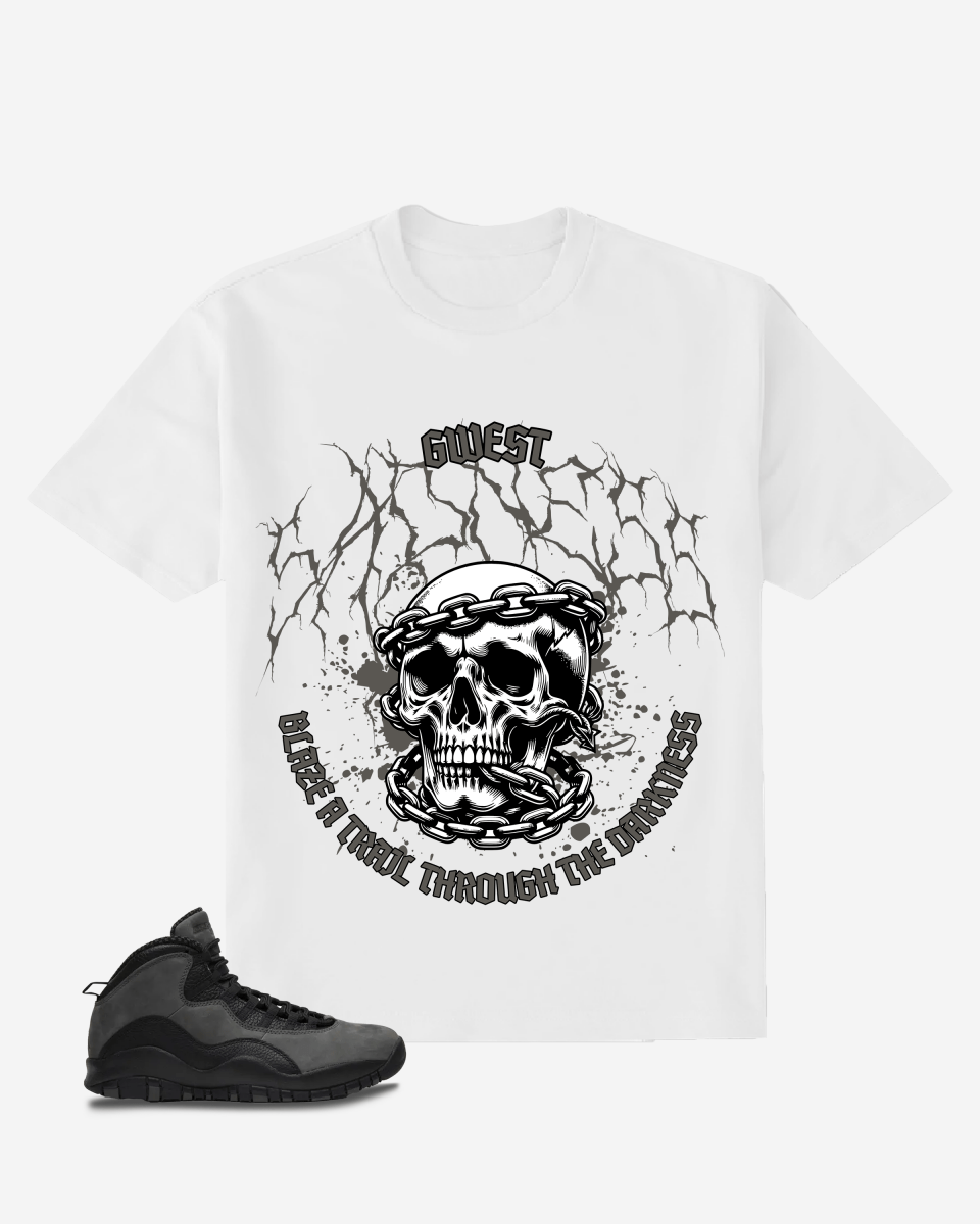 G West Skull Death Metal Oversized T-Shirt G West