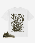 G West Skull Money Maker Oversized T-Shirt G West