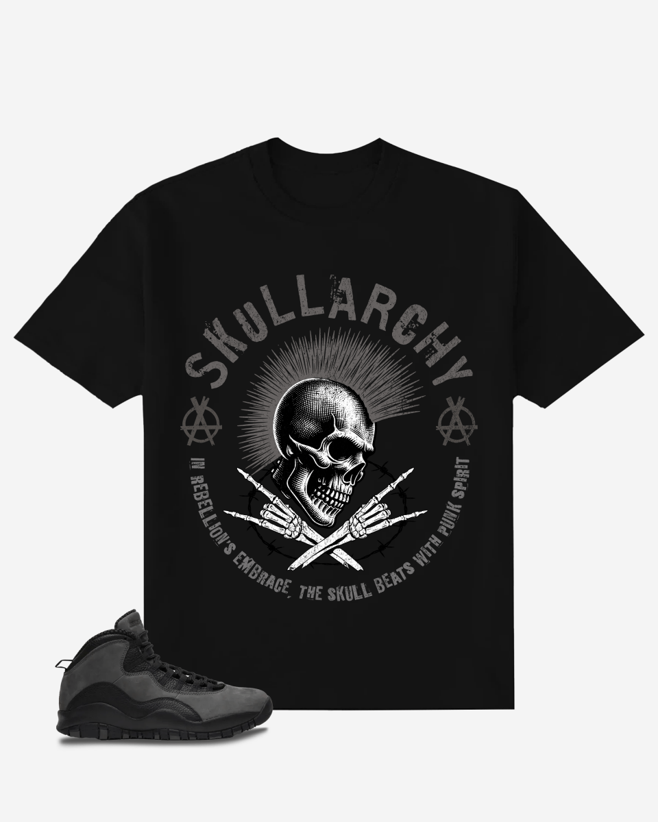 G West Skull Punk Oversized T-Shirt Mens G West