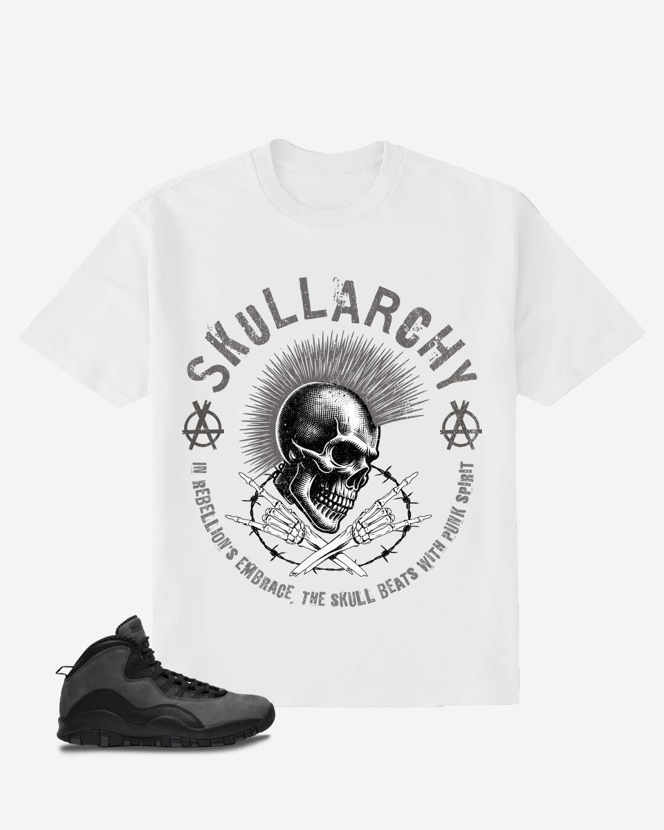 G West Skull Punk Oversized T-Shirt Mens G West