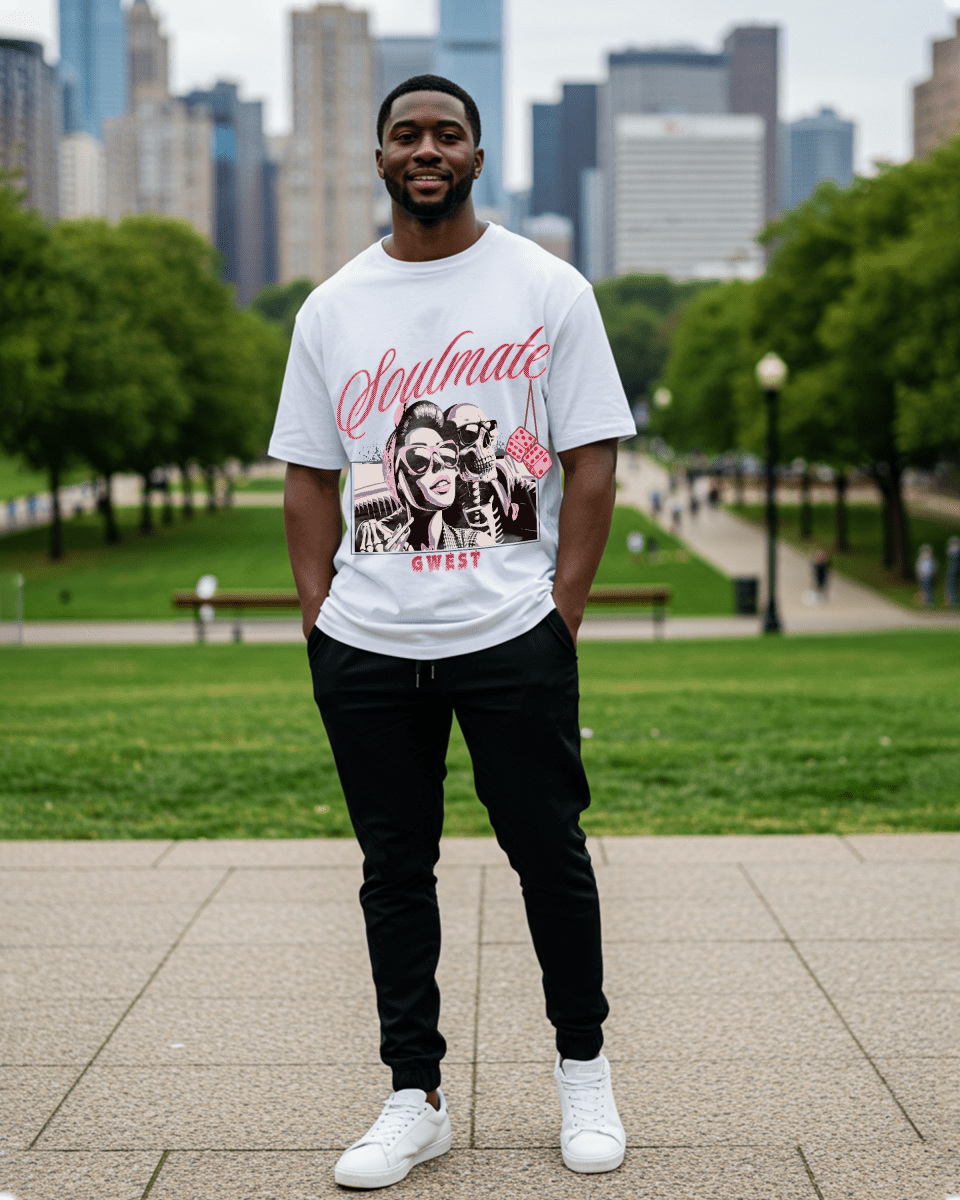 Camiseta extragrande G West Soulmate para hombre