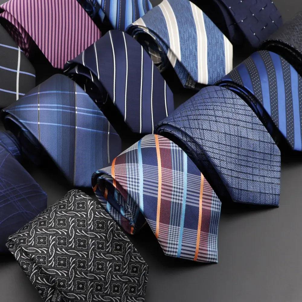 Stylish Classic Solid Color Stripe Flower Floral Jacquard Necktie For Men Wedding Party Formal Wear Business Neckties For Men Stevvex