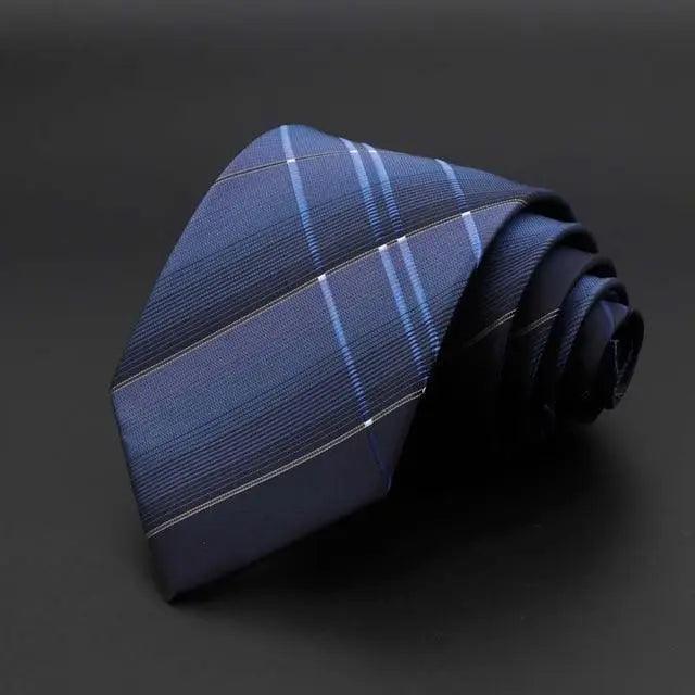 Stylish Classic Solid Color Stripe Flower Floral Jacquard Necktie For Men Wedding Party Formal Wear Business Neckties For Men Stevvex