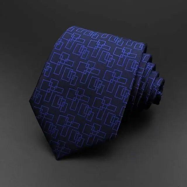 Stylish Classic Solid Color Stripe Flower Floral Jacquard Necktie For Men Wedding Party Formal Wear Business Neckties For Men Stevvex