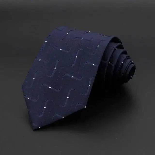 Stylish Classic Solid Color Stripe Flower Floral Jacquard Necktie For Men Wedding Party Formal Wear Business Neckties For Men Stevvex