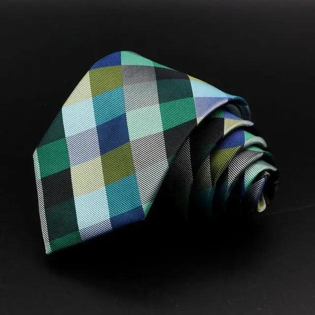 Stylish Classic Solid Color Stripe Flower Floral Jacquard Necktie For Men Wedding Party Formal Wear Business Neckties For Men Stevvex