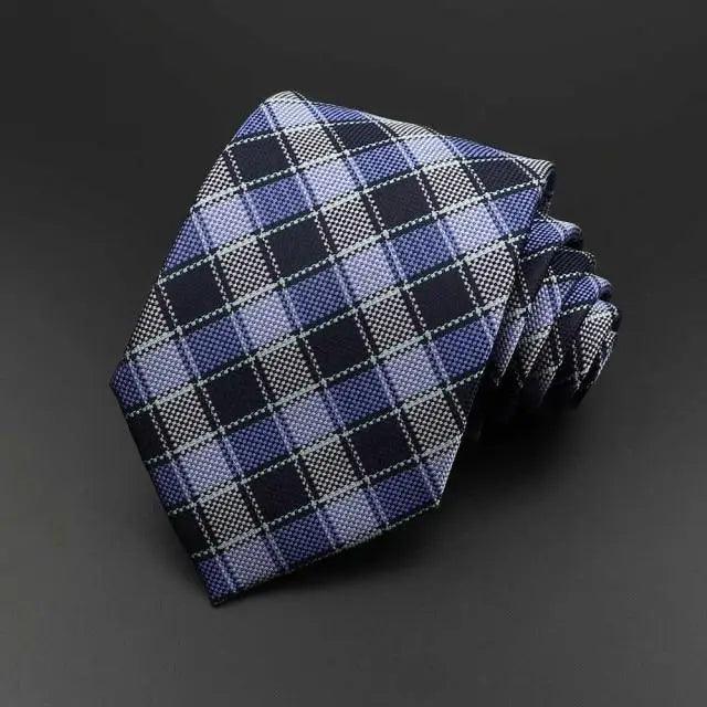 Stylish Classic Solid Color Stripe Flower Floral Jacquard Necktie For Men Wedding Party Formal Wear Business Neckties For Men Stevvex