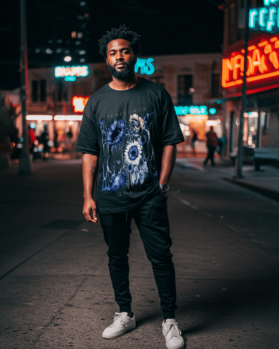 Camiseta G West Sunflower 2.0 Oversized para hombre
