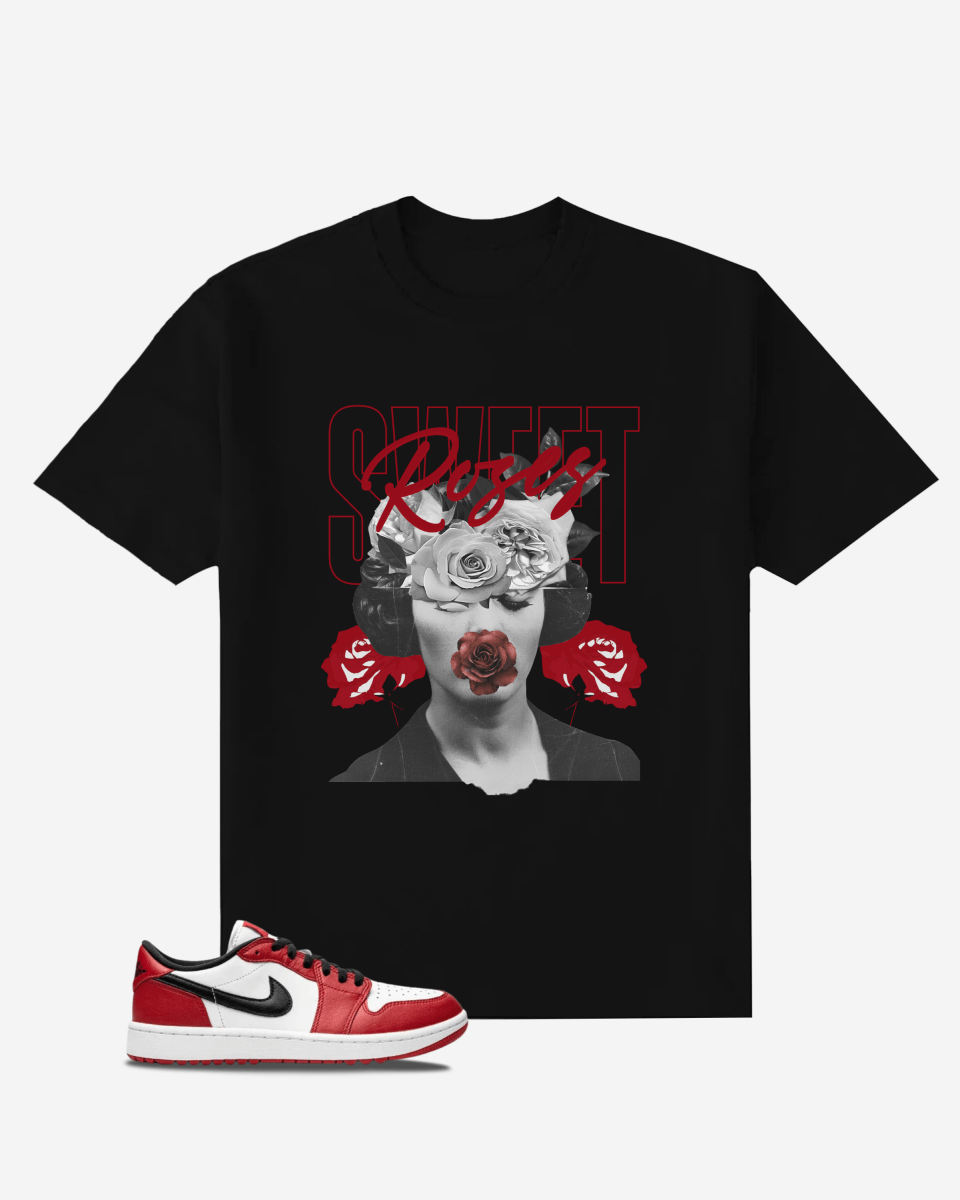 G West Sweet Rose Oversized T-Shirt Mens G West
