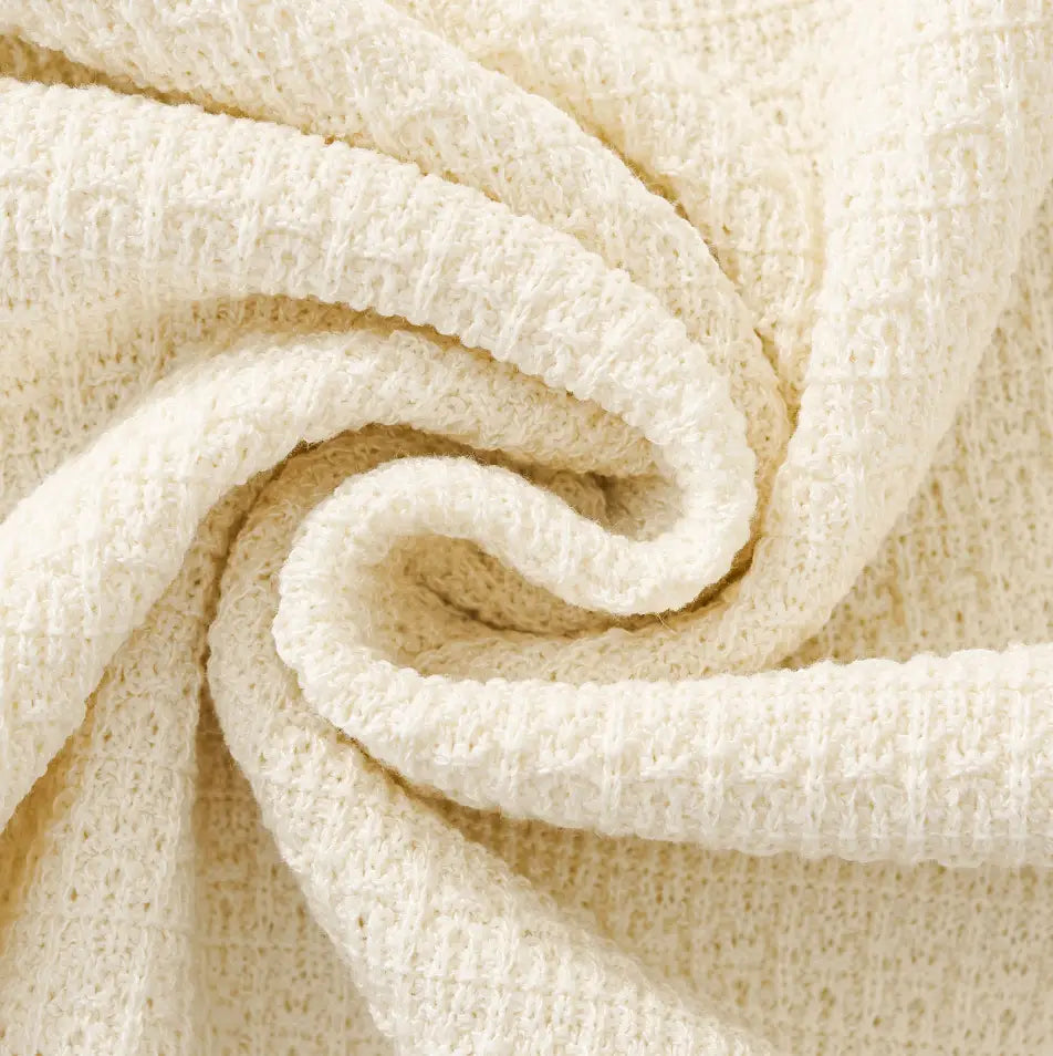 Milano Texture Knit Polo IVORY
