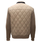 Urban Crest Quilted Bomber BEIGE