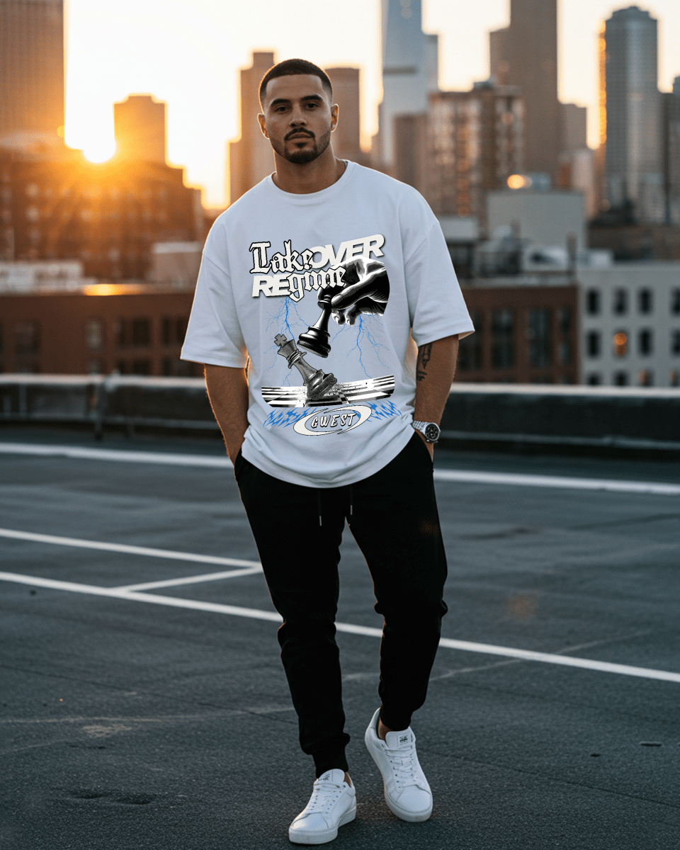 G West Take Over Regime Camiseta Extragrande para Hombre