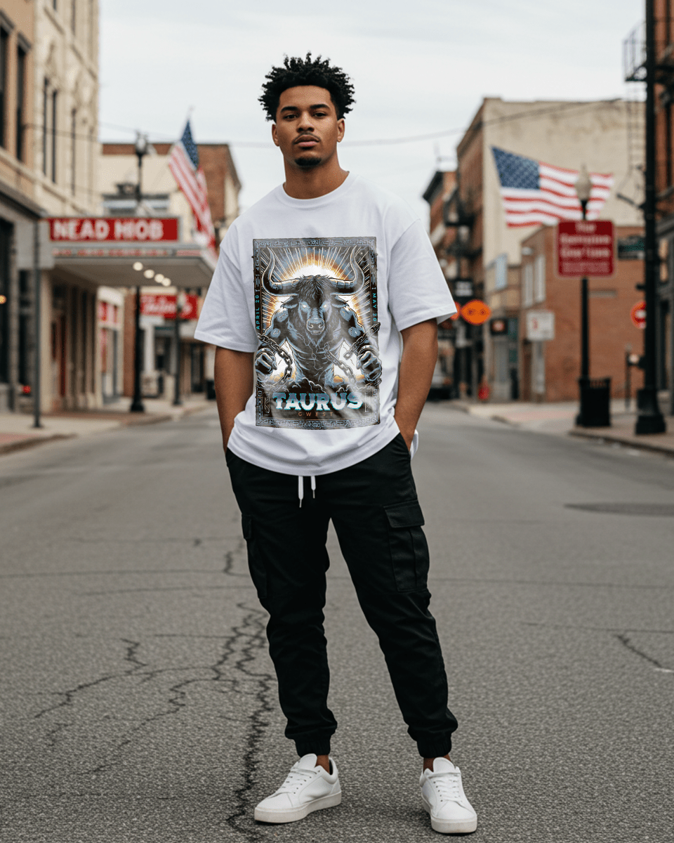 G West Taurus Oversized T-Shirt Mens G West