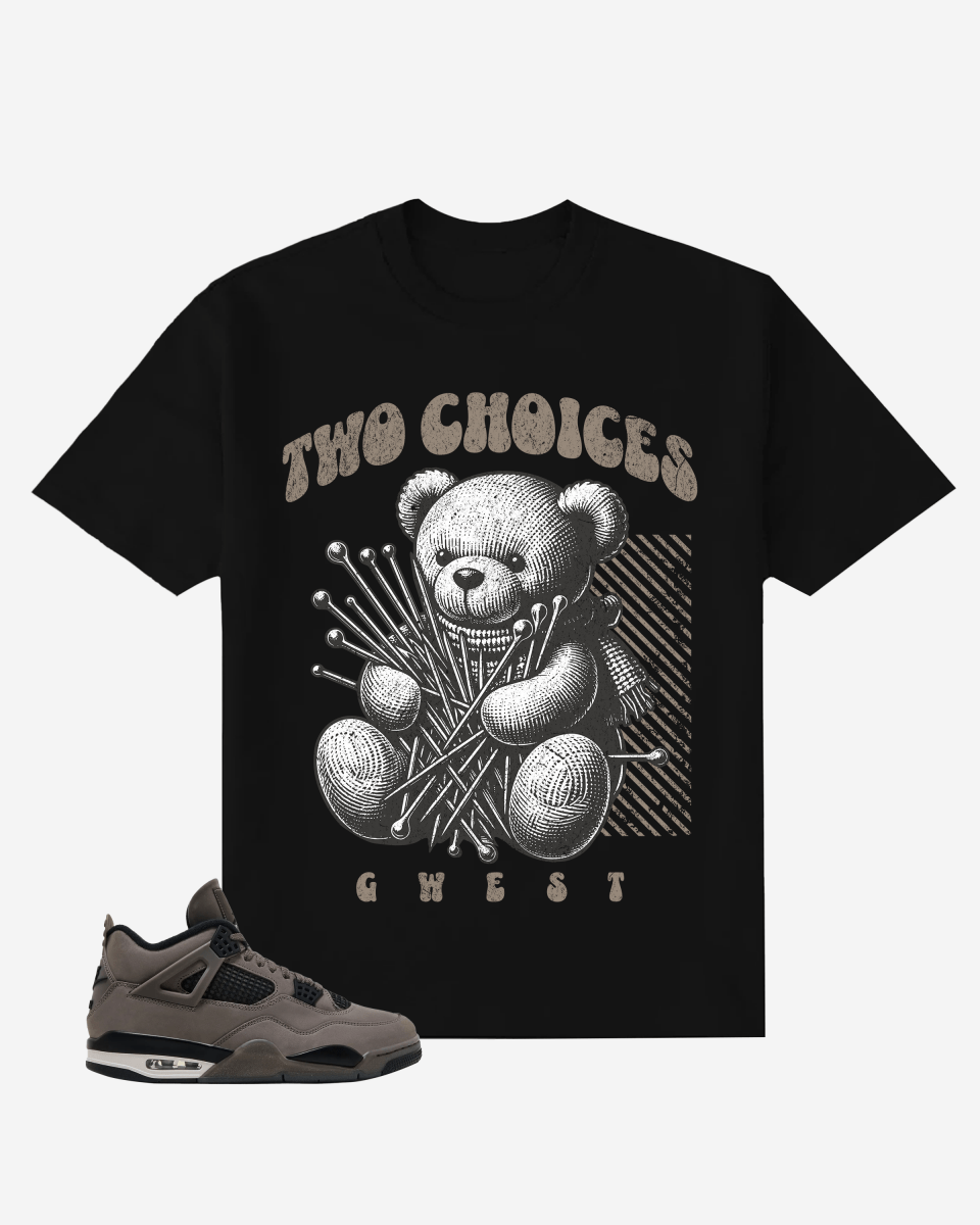 G West Teddy Bear Holding Many Needles Oversized T-Shirt Mens G West