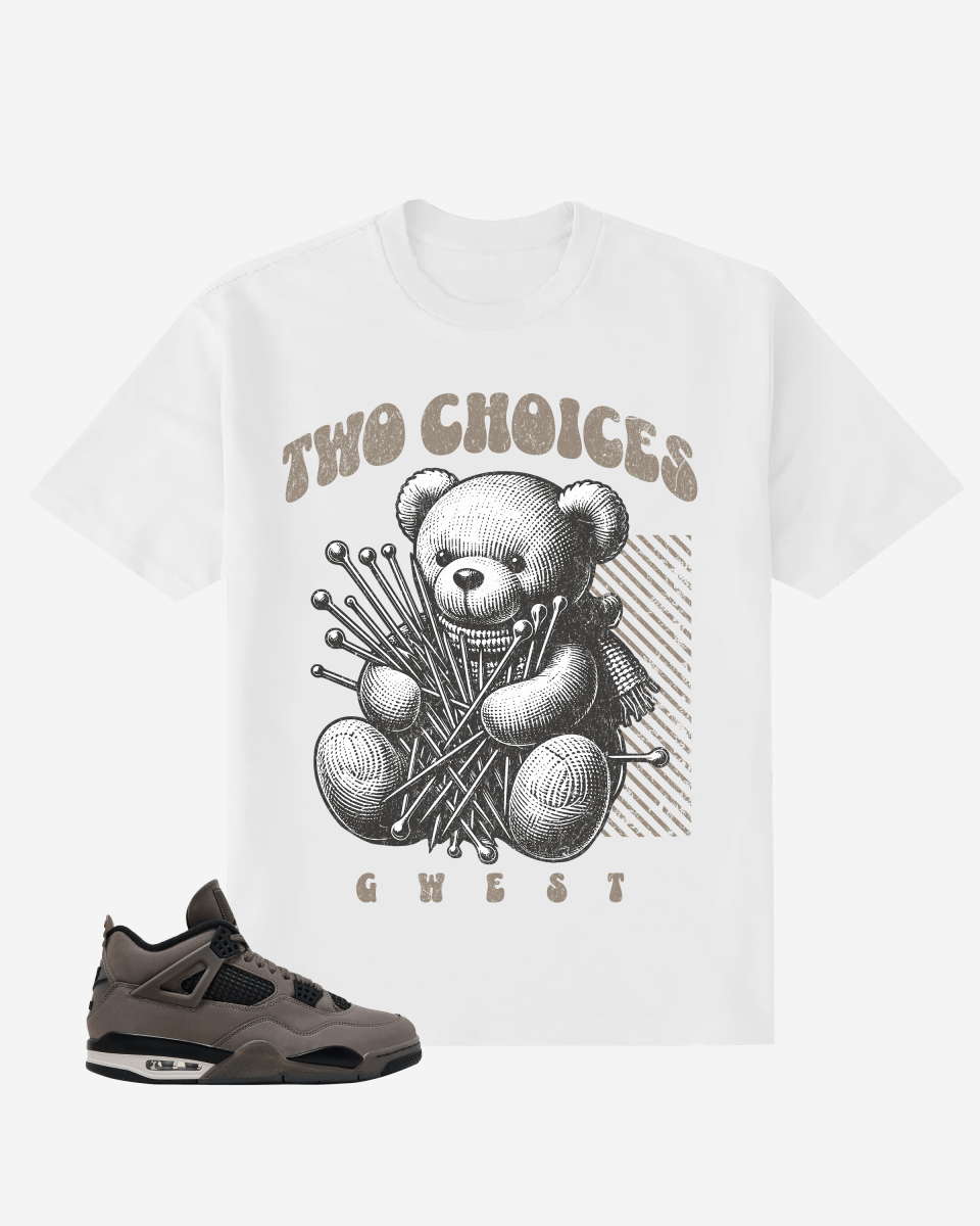 G West Teddy Bear Holding Many Needles Oversized T-Shirt Mens G West