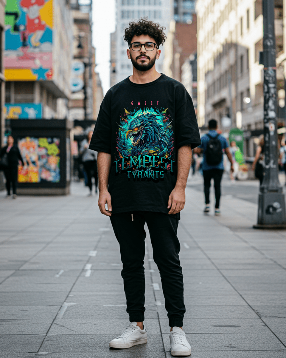 G West Tempest Tyrants Oversized T-Shirt Mens G West