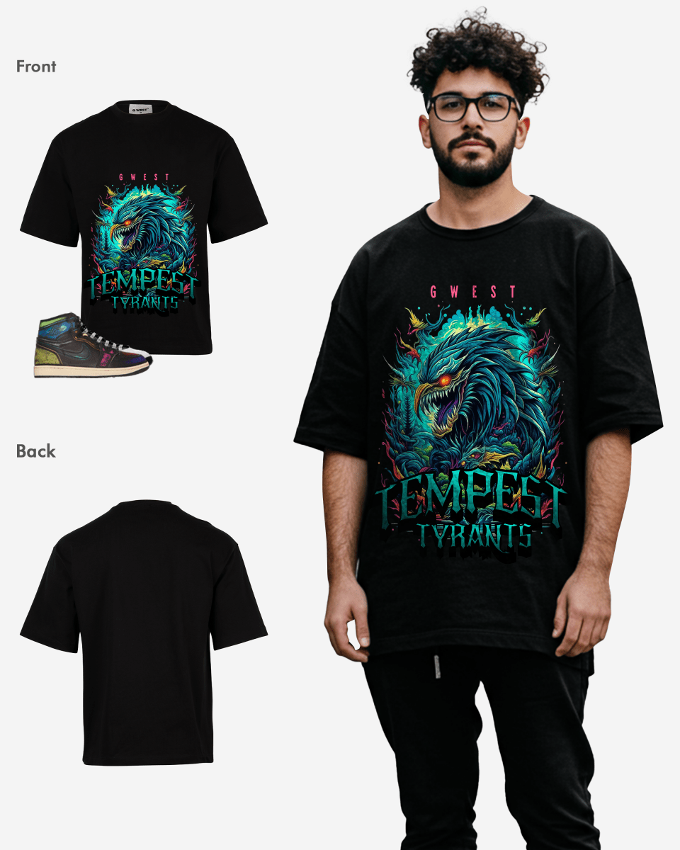 G West Tempest Tyrants Oversized T-Shirt Mens G West