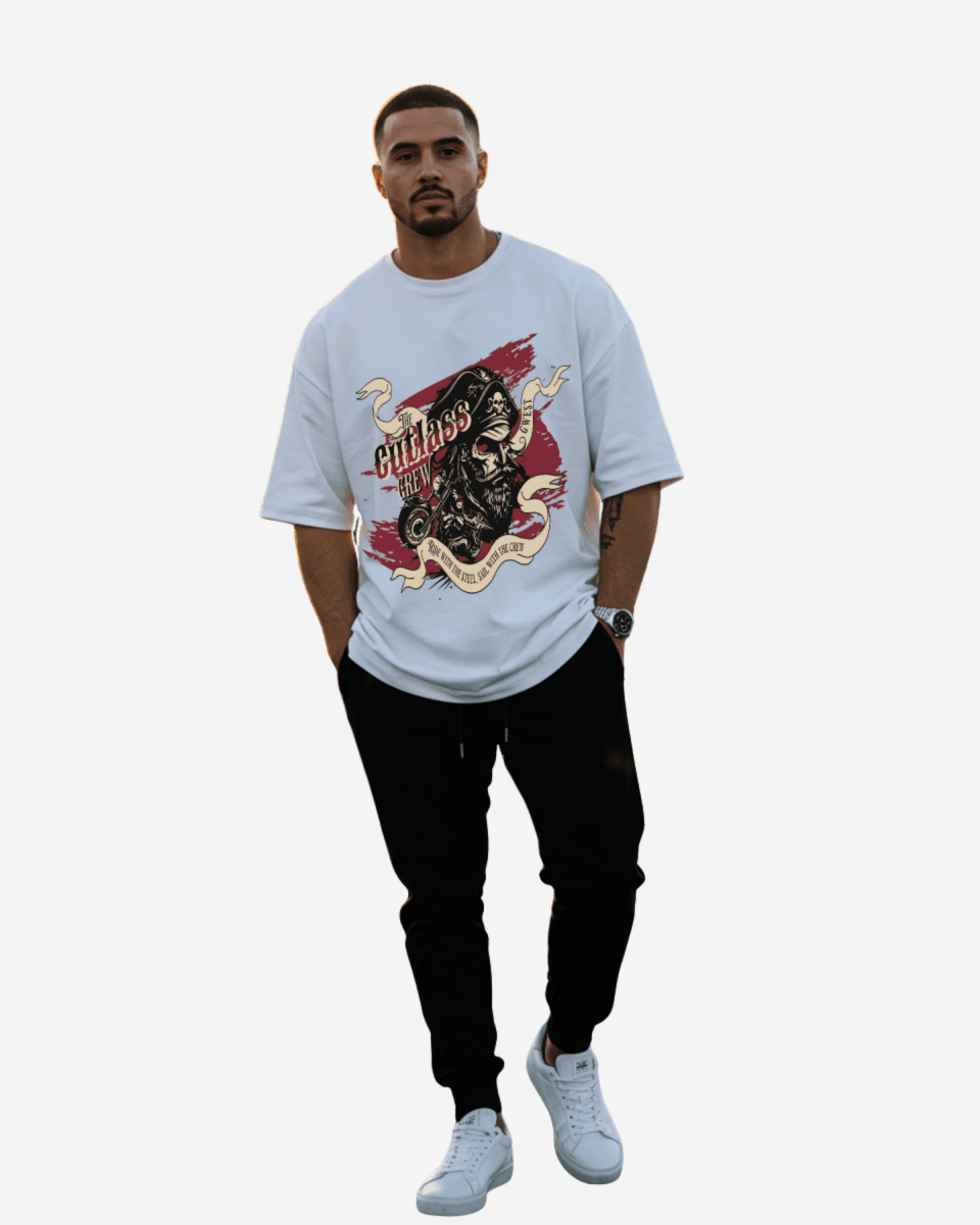 G West The Cutlass Crew Oversized T-Shirt Mens G West