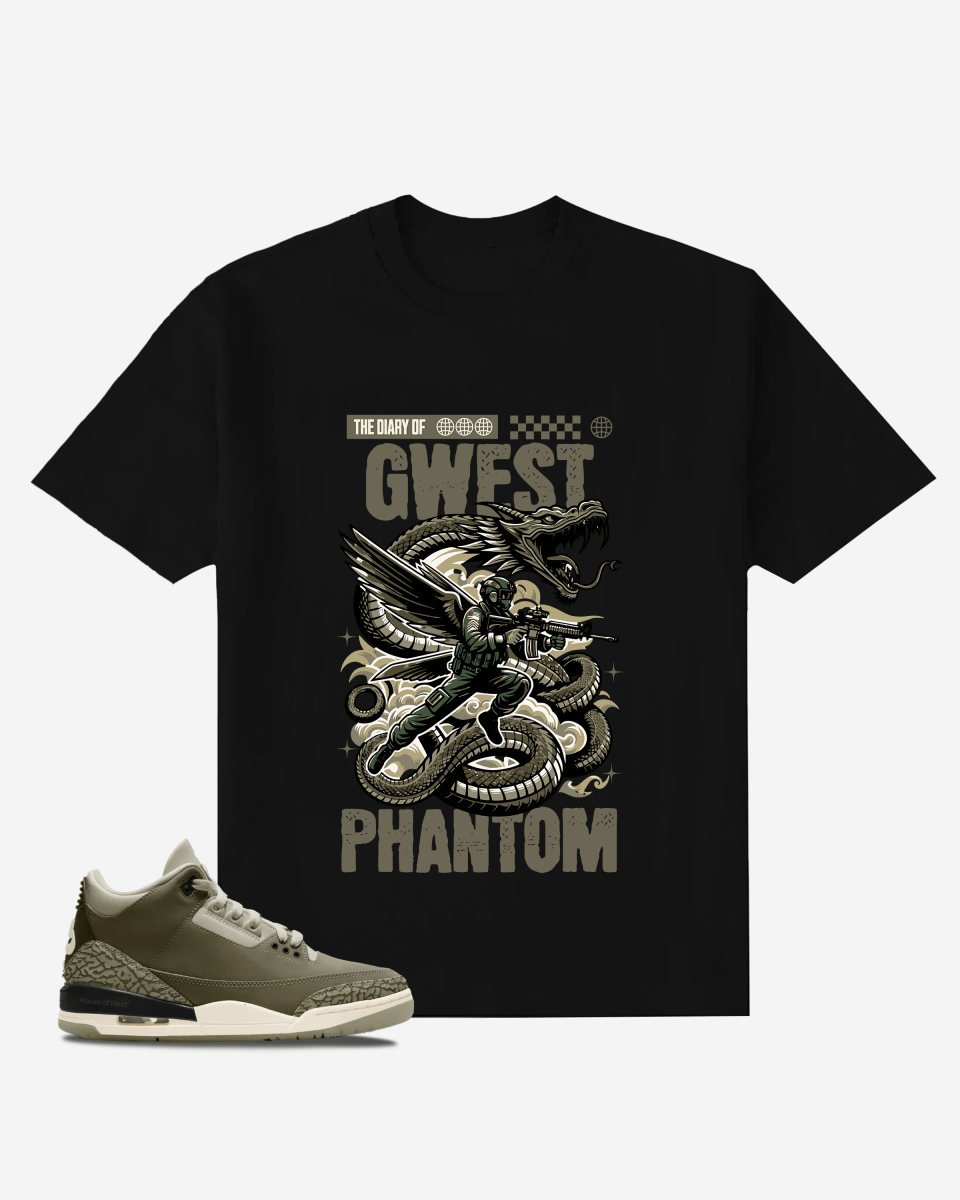 G West The Diary Of Soldier Oversized T-Shirt Mens G West