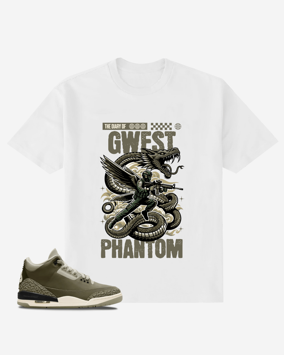 G West The Diary Of Soldier Oversized T-Shirt Mens G West