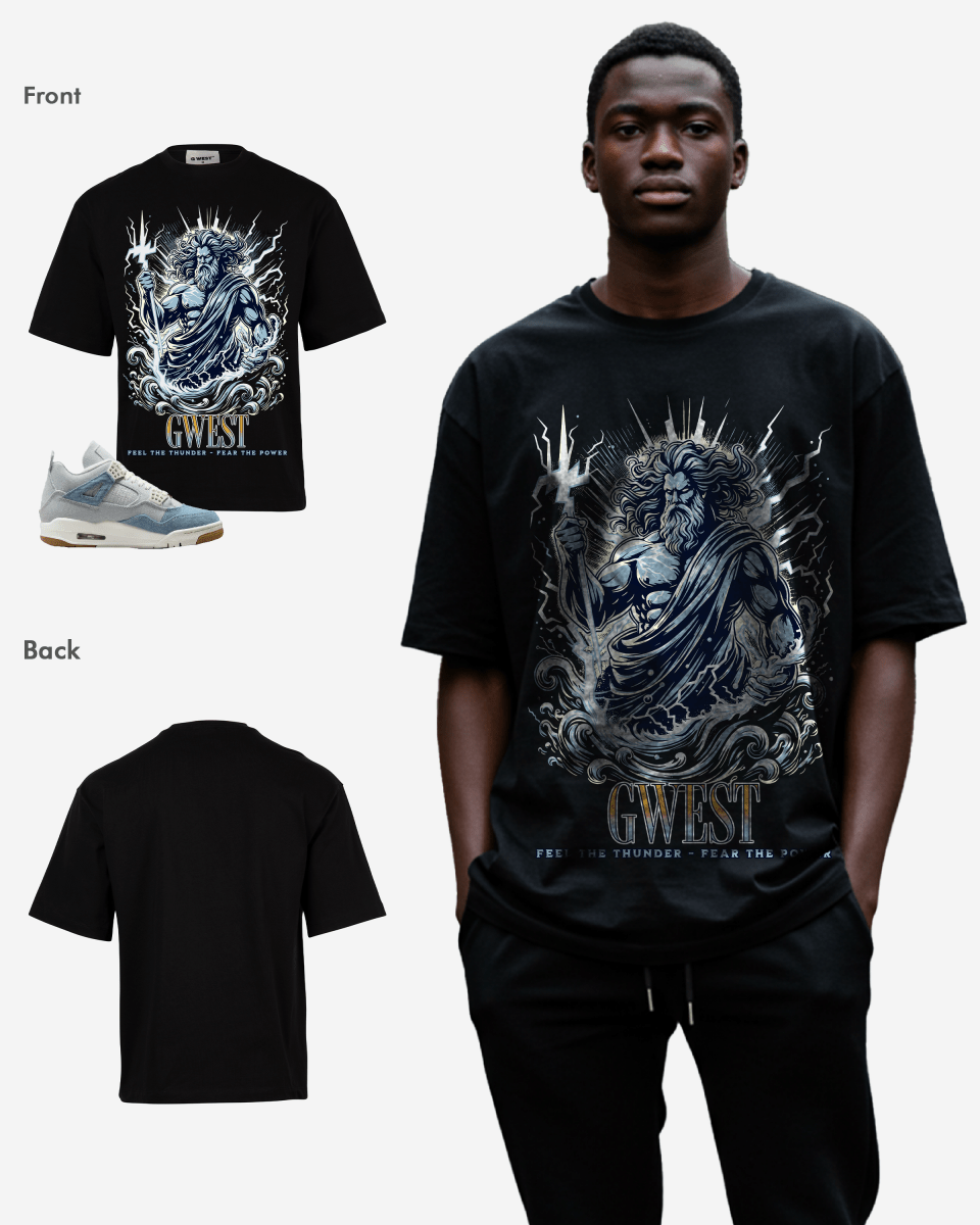 G West Thunderous Men's Oversized T-Shirt G West
