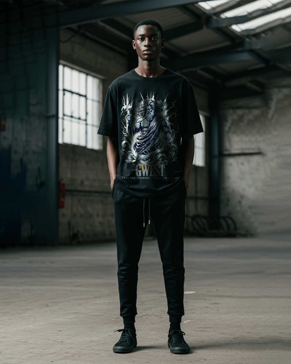 G West Thunderous Men's Oversized T-Shirt G West